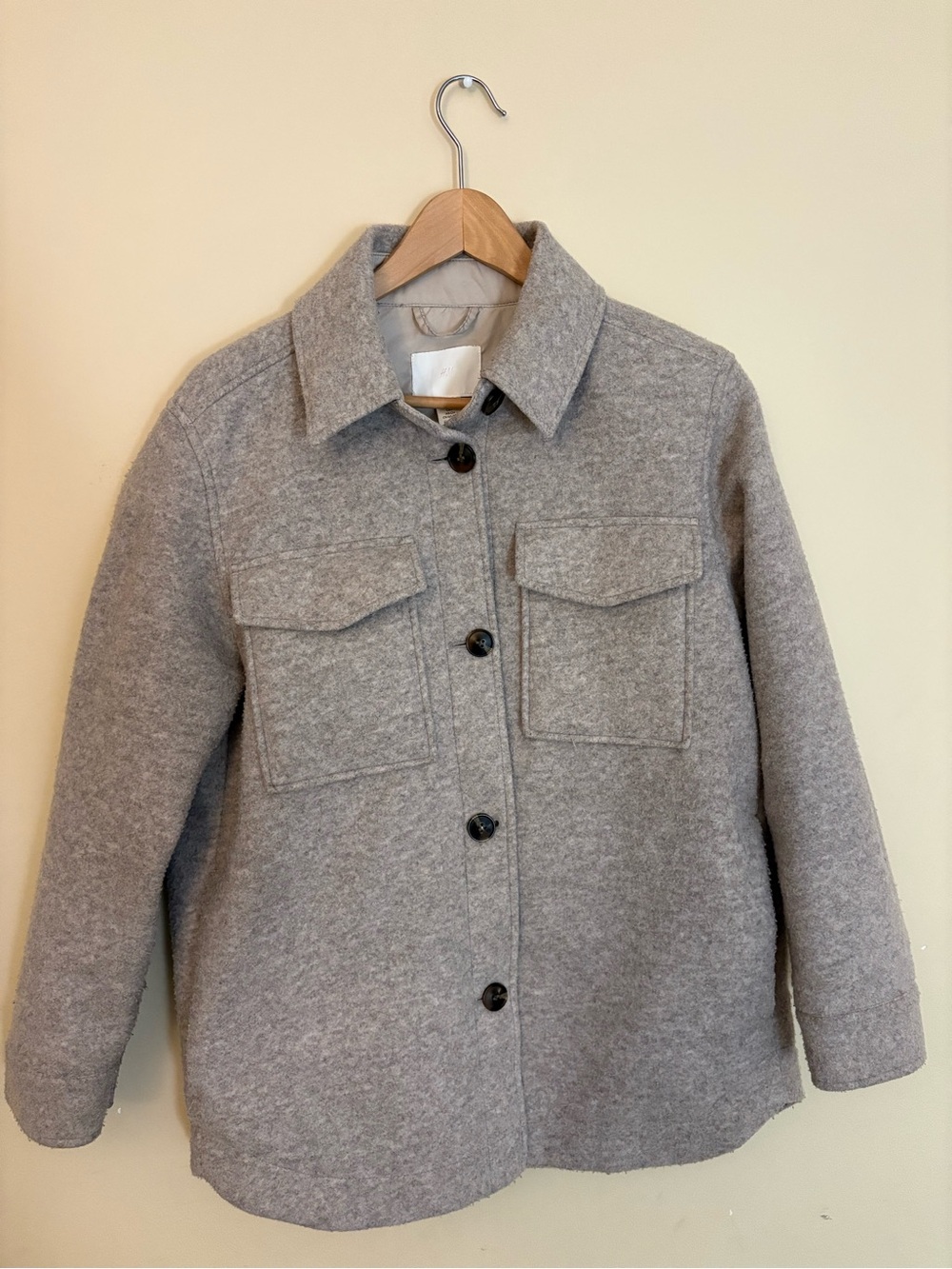 Oversized Thick Warm H&M Shacket Jacket